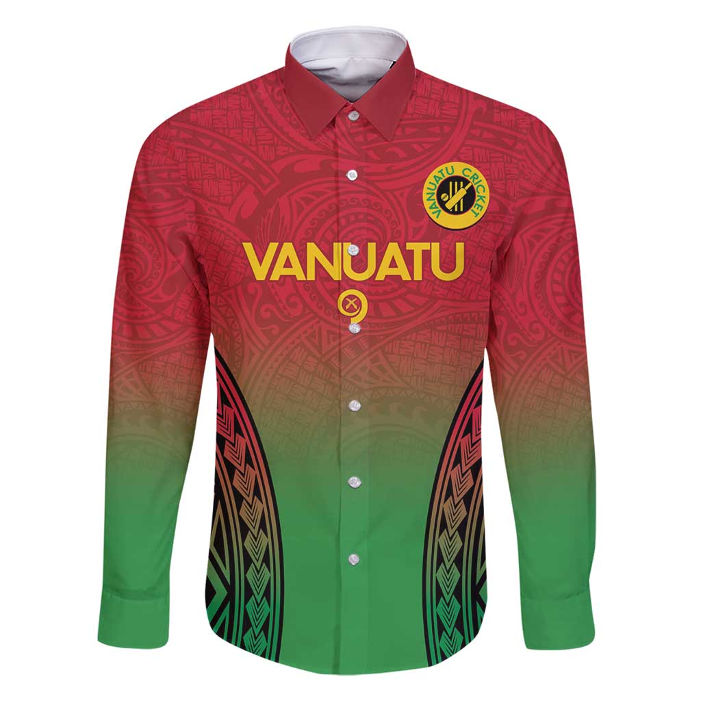 Custom Vanuatu Cricket Family Matching Mermaid Dress and Hawaiian Shirt 2024 Polynesian Pattern Sporty Style