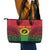 Custom Vanuatu Cricket Leather Tote Bag 2024 Polynesian Pattern Sporty Style