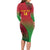 Custom Vanuatu Cricket Long Sleeve Bodycon Dress 2024 Polynesian Pattern Sporty Style