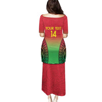 Custom Vanuatu Cricket Puletasi 2024 Polynesian Pattern Sporty Style LT14 - Polynesian Pride
