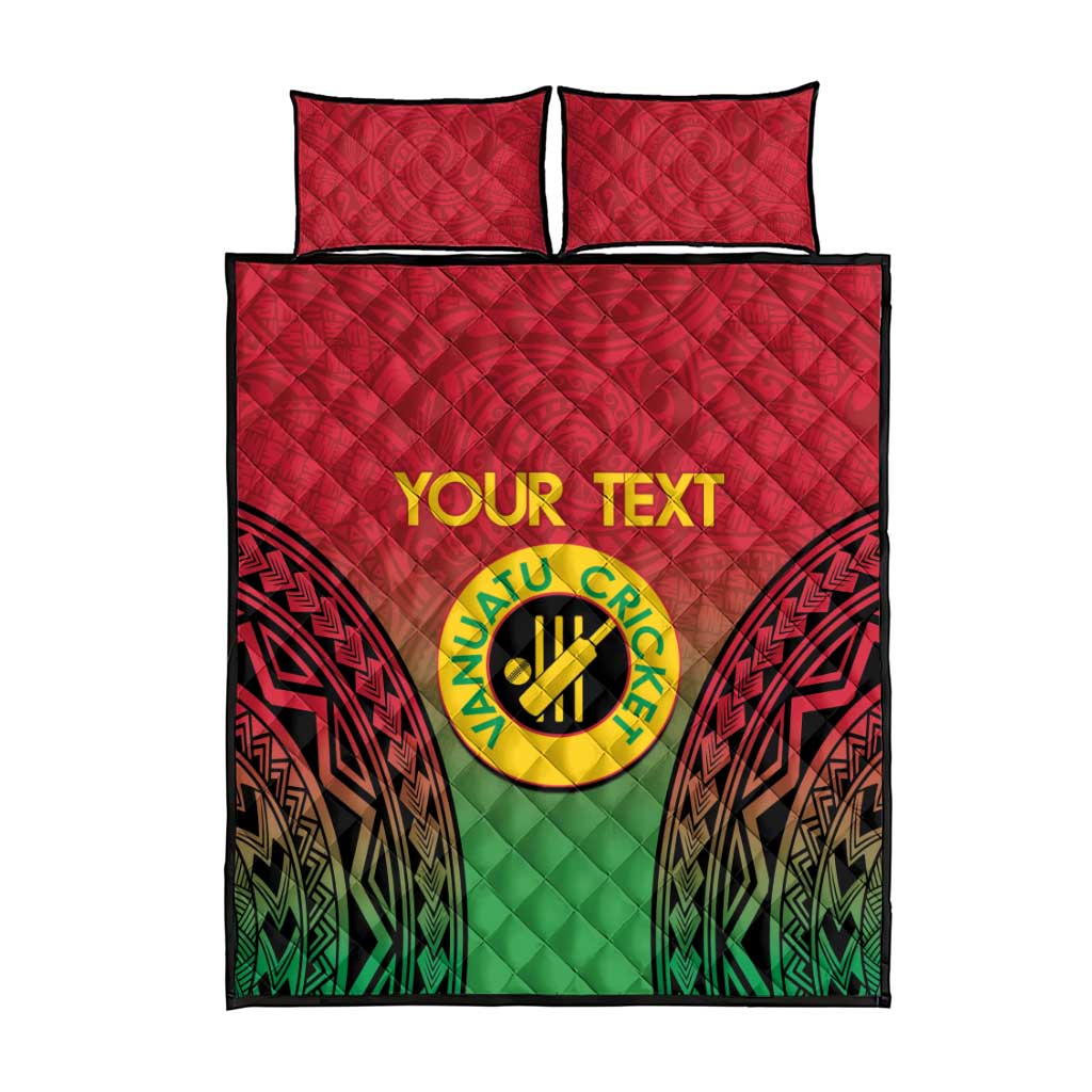 Custom Vanuatu Cricket Quilt Bed Set 2024 Polynesian Pattern Sporty Style LT14 - Polynesian Pride
