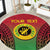 Custom Vanuatu Cricket Round Carpet 2024 Polynesian Pattern Sporty Style