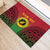 Custom Vanuatu Cricket Rubber Doormat 2024 Polynesian Pattern Sporty Style