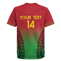 Custom Vanuatu Cricket Rugby Jersey 2024 Polynesian Pattern Sporty Style LT14 - Polynesian Pride