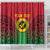 Custom Vanuatu Cricket Shower Curtain 2024 Polynesian Pattern Sporty Style