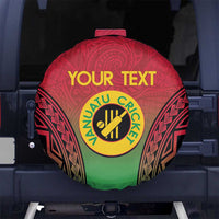 Custom Vanuatu Cricket Spare Tire Cover 2024 Polynesian Pattern Sporty Style LT14 - Polynesian Pride