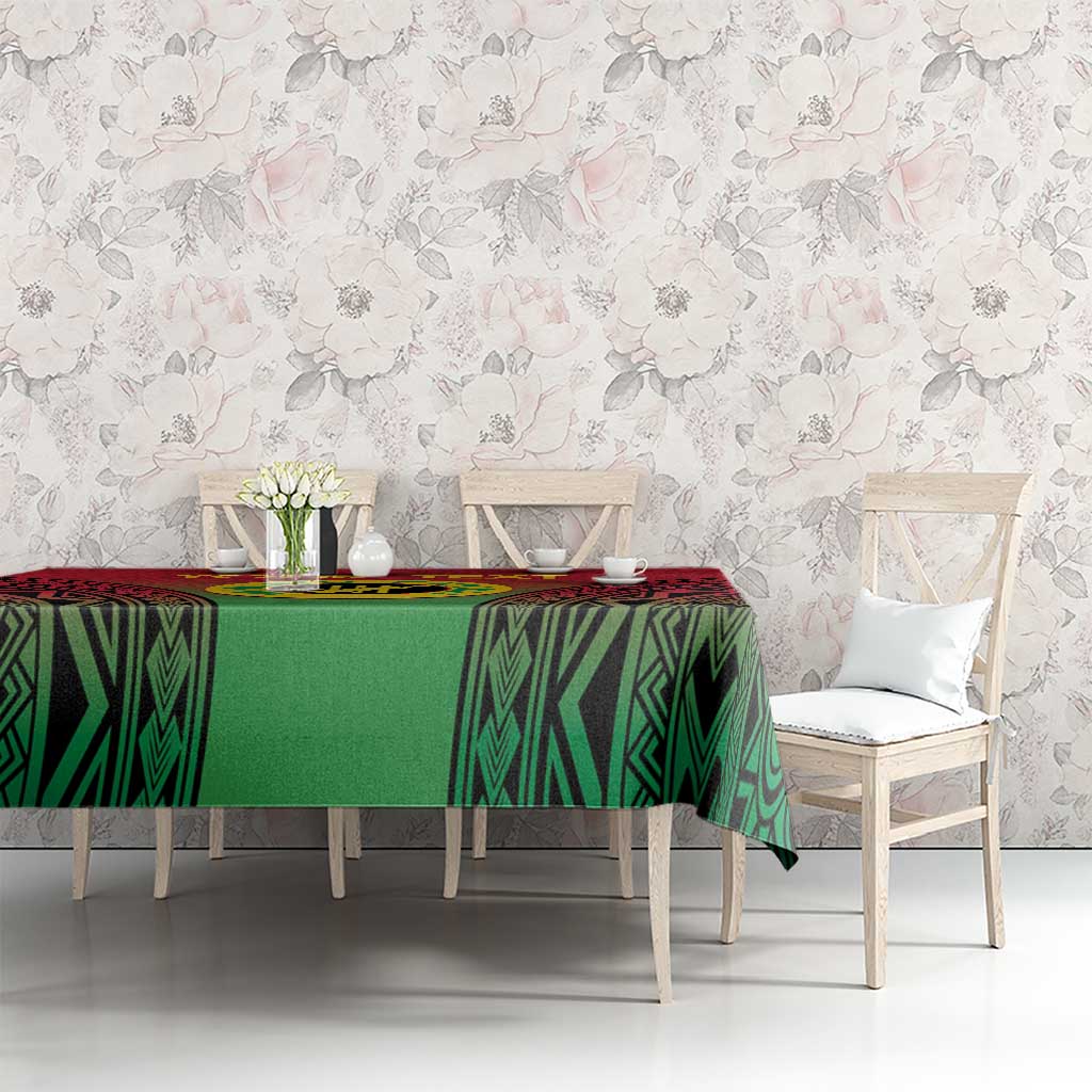 Custom Vanuatu Cricket Tablecloth 2024 Polynesian Pattern Sporty Style LT14 - Polynesian Pride