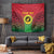 Custom Vanuatu Cricket Tapestry 2024 Polynesian Pattern Sporty Style