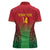 Custom Vanuatu Cricket Women Polo Shirt 2024 Polynesian Pattern Sporty Style