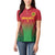 Custom Vanuatu Cricket Women Polo Shirt 2024 Polynesian Pattern Sporty Style