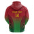 Custom Vanuatu Cricket Zip Hoodie 2024 Polynesian Pattern Sporty Style