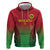 Custom Vanuatu Cricket Zip Hoodie 2024 Polynesian Pattern Sporty Style