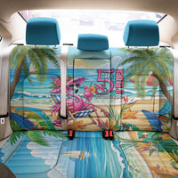Flamingo Aloha Hawaii Back Car Seat Cover It's 5 O’Clock Somewhere Tropical Vibes - Polynesian Pride