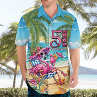 Flamingo Aloha Hawaii Hawaiian Shirt It's 5 OClock Somewhere Tropical Vibes LT14 - Polynesian Pride