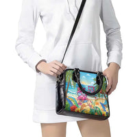 Flamingo Aloha Hawaii Shoulder Handbag It's 5 O’Clock Somewhere Tropical Vibes - Polynesian Pride