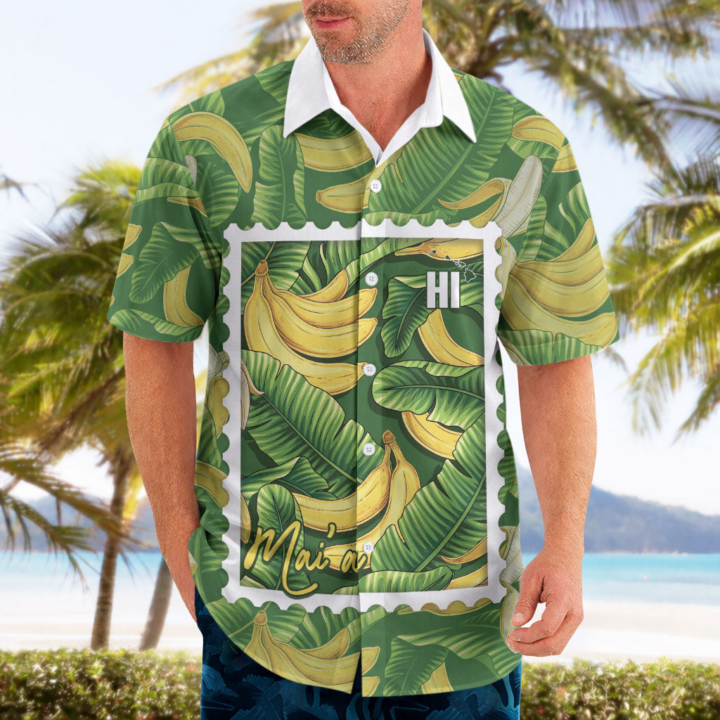 Aloha Hawaii Maia Hawaiian Shirt Hawaiian Banana Stylized Stamp LT14 - Polynesian Pride