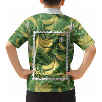Aloha Hawaii Maia Kid Hawaiian Shirt Hawaiian Banana Stylized Stamp LT14 - Polynesian Pride