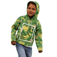 Aloha Hawaii Maia Kid Hoodie Hawaiian Banana Stylized Stamp LT14 - Polynesian Pride