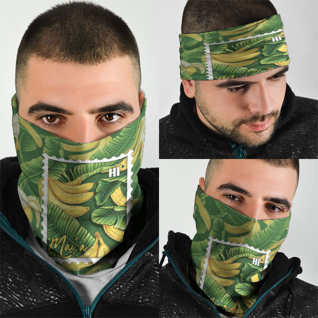 Aloha Hawaii Maia Neck Gaiter Hawaiian Banana Stylized Stamp LT14 - Polynesian Pride
