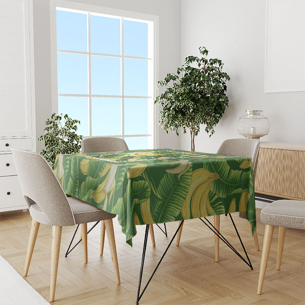 Aloha Hawaii Maia Tablecloth Hawaiian Banana Stylized Stamp LT14 - Polynesian Pride