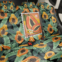Aloha Hawaii Mikana Back Car Seat Cover Hawaiian Papaya Stylized Stamp LT14 - Polynesian Pride