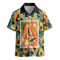 Aloha Hawaii Mikana Kid Hawaiian Shirt Hawaiian Papaya Stylized Stamp LT14 - Polynesian Pride
