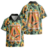 Aloha Hawaii Mikana Kid Hawaiian Shirt Hawaiian Papaya Stylized Stamp LT14 - Polynesian Pride