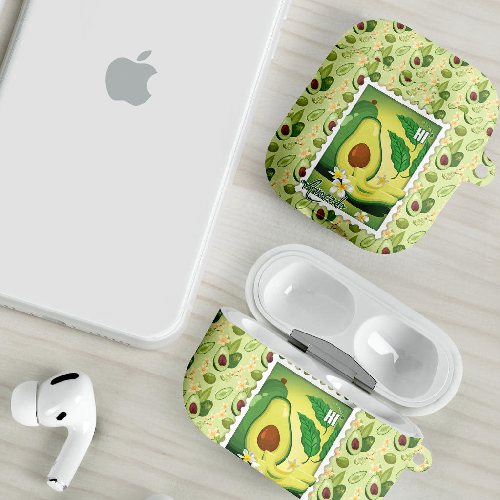 Aloha Hawaii Avocado AirPods Case Hawaiian Fruit Stylized Stamp LT14 - Polynesian Pride