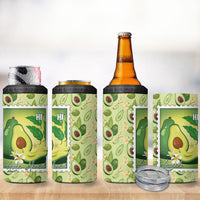 Aloha Hawaii Avocado 4 in 1 Can Cooler Tumbler Hawaiian Fruit Stylized Stamp LT14 - Polynesian Pride
