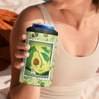 Aloha Hawaii Avocado 4 in 1 Can Cooler Tumbler Hawaiian Fruit Stylized Stamp LT14 - Polynesian Pride