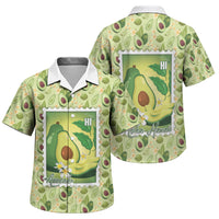 Aloha Hawaii Avocado Family Matching Off Shoulder Maxi Dress and Hawaiian Shirt Hawaiian Fruit Stylized Stamp LT14 Son's Shirt Green - Polynesian Pride