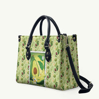 Aloha Hawaii Avocado Leather Bag Hawaiian Fruit Stylized Stamp LT14 Green - Polynesian Pride