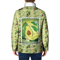 Aloha Hawaii Avocado Padded Jacket Hawaiian Fruit Stylized Stamp LT14 - Polynesian Pride