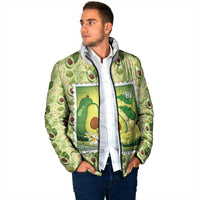 Aloha Hawaii Avocado Padded Jacket Hawaiian Fruit Stylized Stamp LT14 - Polynesian Pride