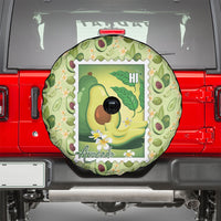 Aloha Hawaii Avocado Spare Tire Cover Hawaiian Fruit Stylized Stamp LT14 - Polynesian Pride