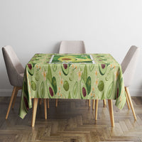 Aloha Hawaii Avocado Tablecloth Hawaiian Fruit Stylized Stamp LT14 - Polynesian Pride