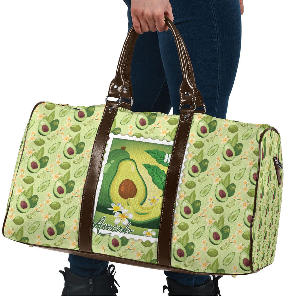 Aloha Hawaii Avocado Travel Bag Hawaiian Fruit Stylized Stamp LT14 - Polynesian Pride