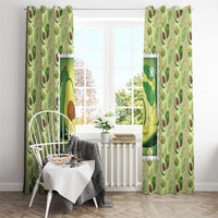 Aloha Hawaii Avocado Window Curtain Hawaiian Fruit Stylized Stamp LT14 - Polynesian Pride