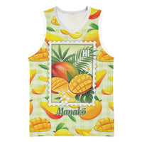 Aloha Hawaii Manako Palaka Motifs Basketball Jersey Hawaiian Mango Stylized Stamp LT14 Unisex Yellow - Polynesian Pride