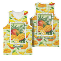 Aloha Hawaii Manako Palaka Motifs Basketball Jersey Hawaiian Mango Stylized Stamp LT14 - Polynesian Pride