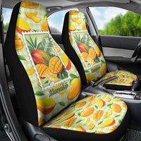 Aloha Hawaii Manako Palaka Motifs Car Seat Cover Hawaiian Mango Stylized Stamp LT14 - Polynesian Pride