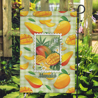 Aloha Hawaii Manako Palaka Motifs Garden Flag Hawaiian Mango Stylized Stamp LT14 Garden Flag Yellow - Polynesian Pride