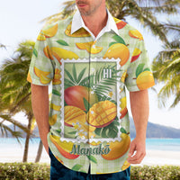 Aloha Hawaii Manako Palaka Motifs Hawaiian Shirt Hawaiian Mango Stylized Stamp LT14 - Polynesian Pride