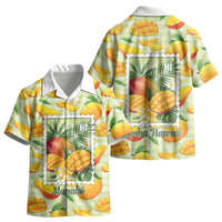 Aloha Hawaii Manako Palaka Motifs Kid Hawaiian Shirt Hawaiian Mango Stylized Stamp LT14 - Polynesian Pride