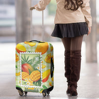 Aloha Hawaii Manako Palaka Motifs Luggage Cover Hawaiian Mango Stylized Stamp LT14 - Polynesian Pride