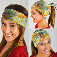 Aloha Hawaii Manako Palaka Motifs Neck Gaiter Hawaiian Mango Stylized Stamp LT14 - Polynesian Pride