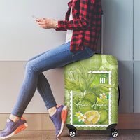 Aloha Hawaii Ulu Palaka Motifs Luggage Cover Hawaiian Breadfruit Stylized Stamp LT14 - Polynesian Pride