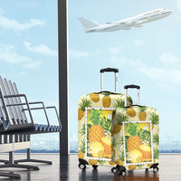 Aloha Hawaii Hala Kahiki Palaka Motifs Luggage Cover Hawaiian Pineapple Stylized Stamp LT14 - Polynesian Pride