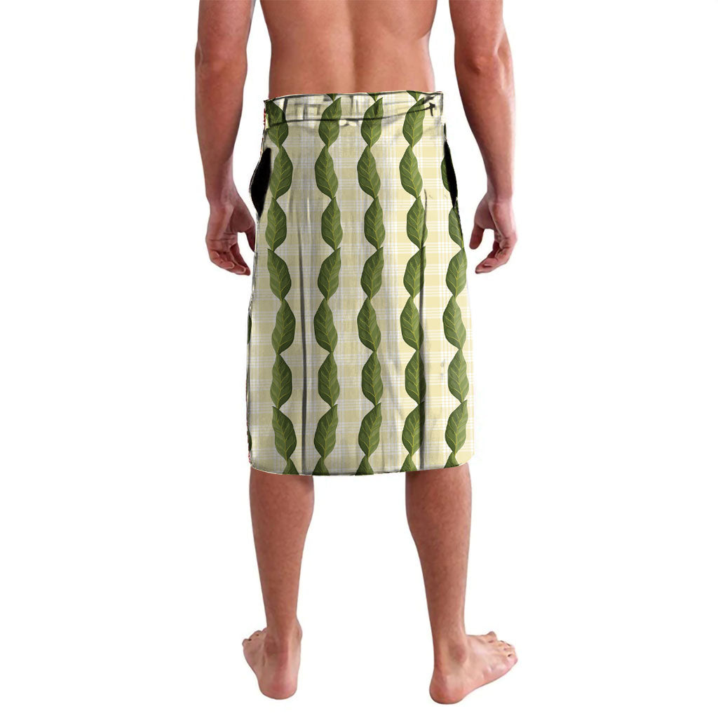 Aloha Hawaii Rambutan Palaka Motifs Lavalava Hawaiian Fruit Stylized Stamp LT14 - Polynesian Pride