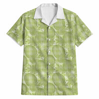 Omaomao Hawaii Breadfruit Palaka Motifs Hawaiian Shirt LT14 Green - Polynesian Pride
